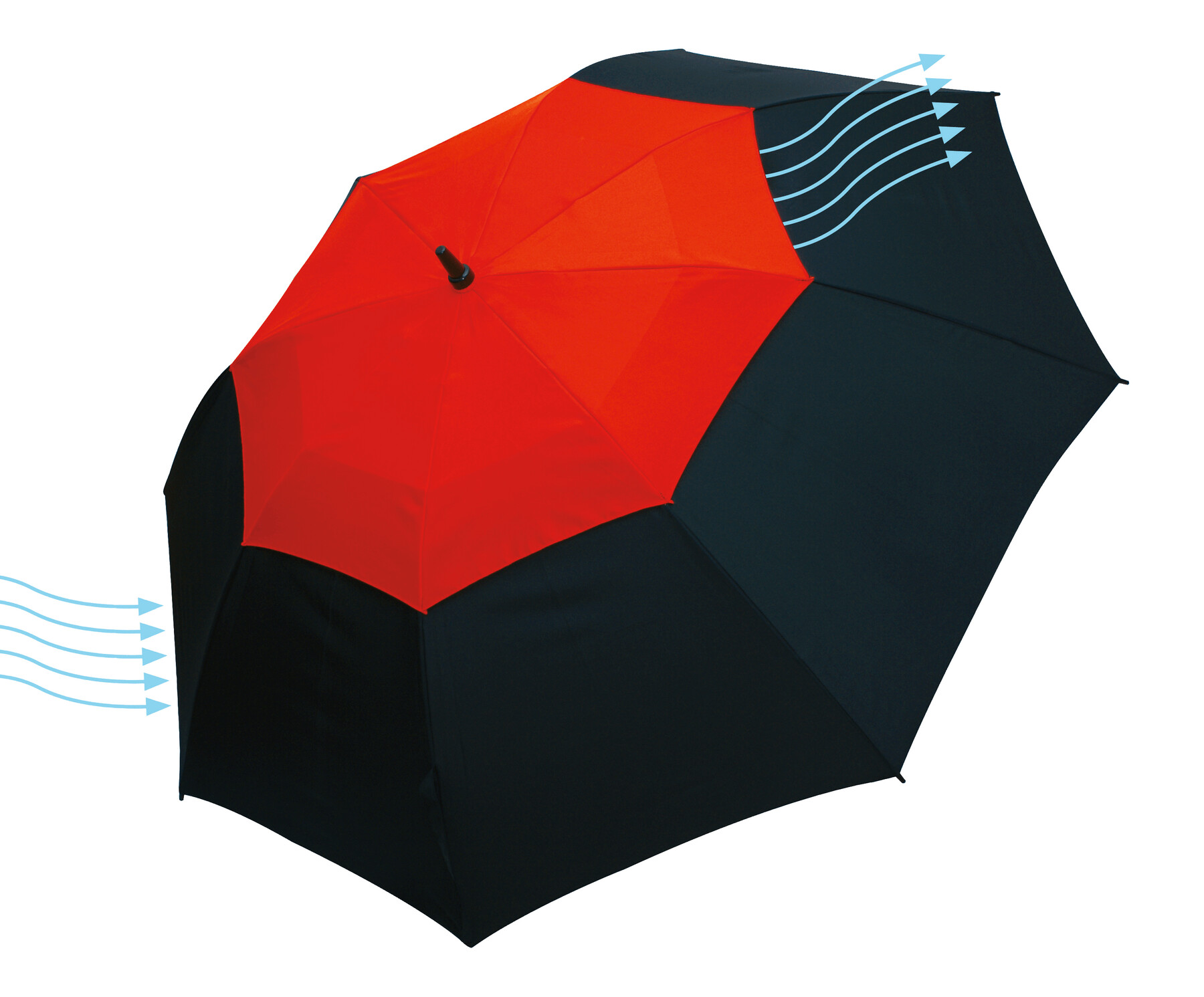 Vue 3 de MONSUN - Parapluie golf manuel