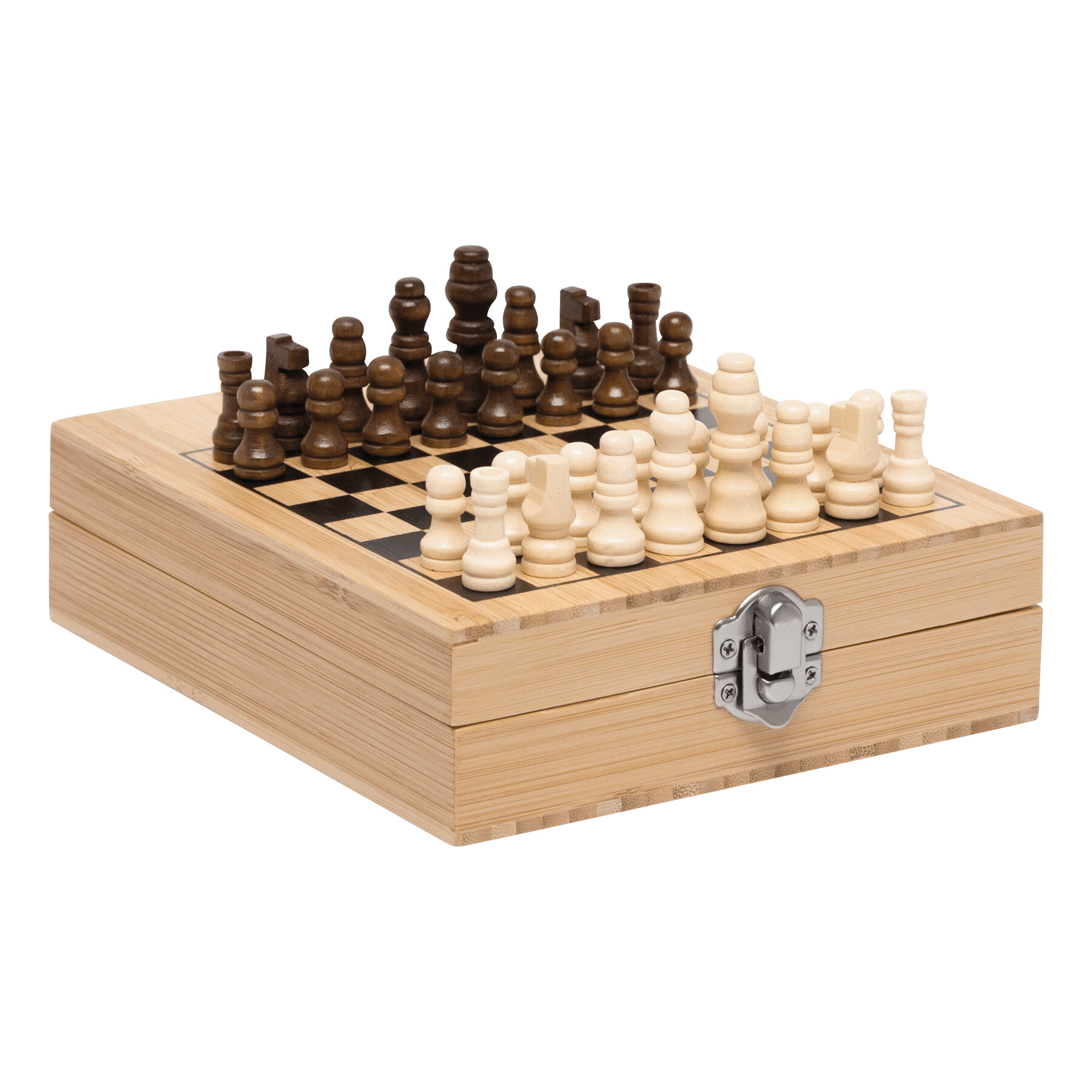 BAMBOO CHESS - Zestaw do wina z szachami