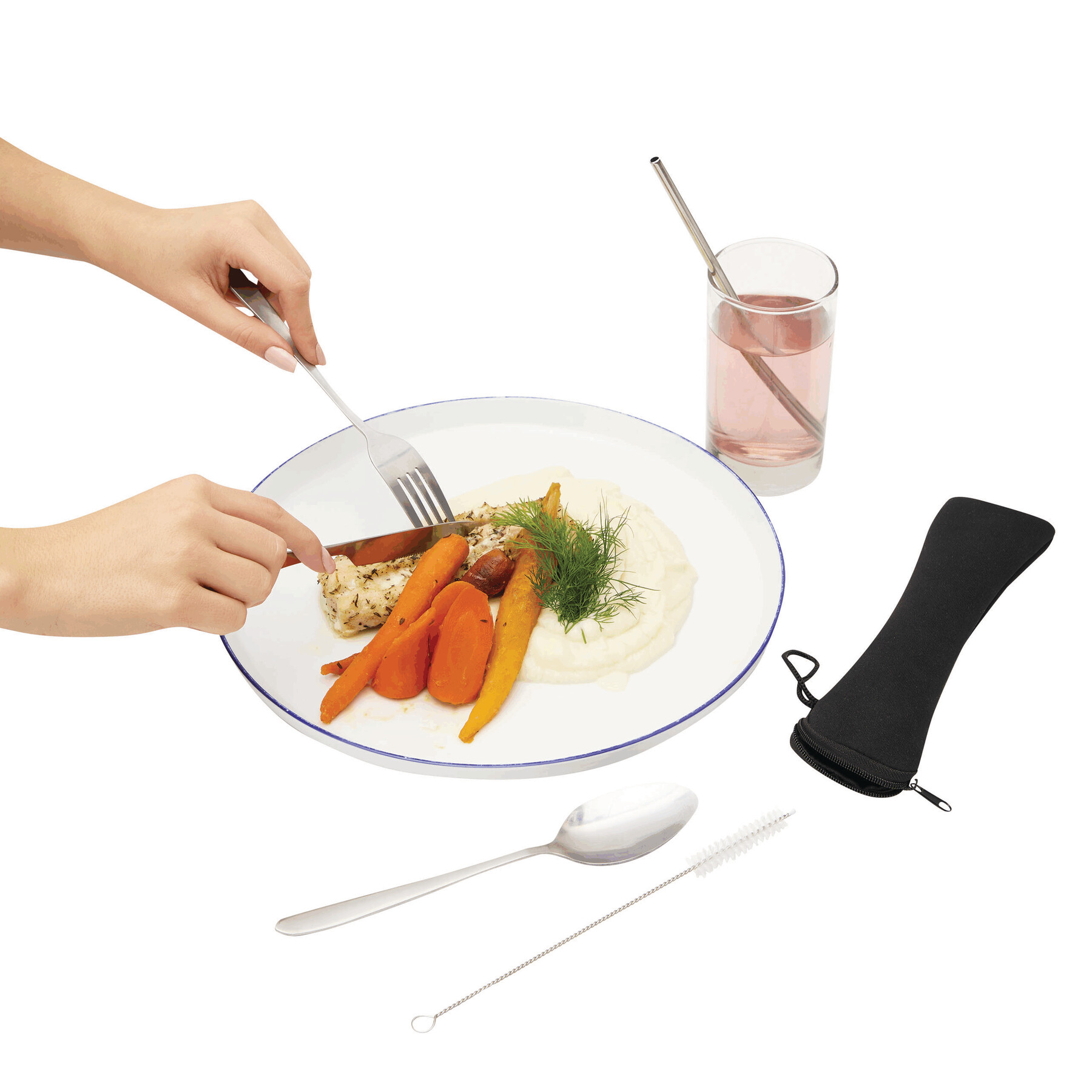 STELLOKIT - Zestaw sztućców ze stali nie...