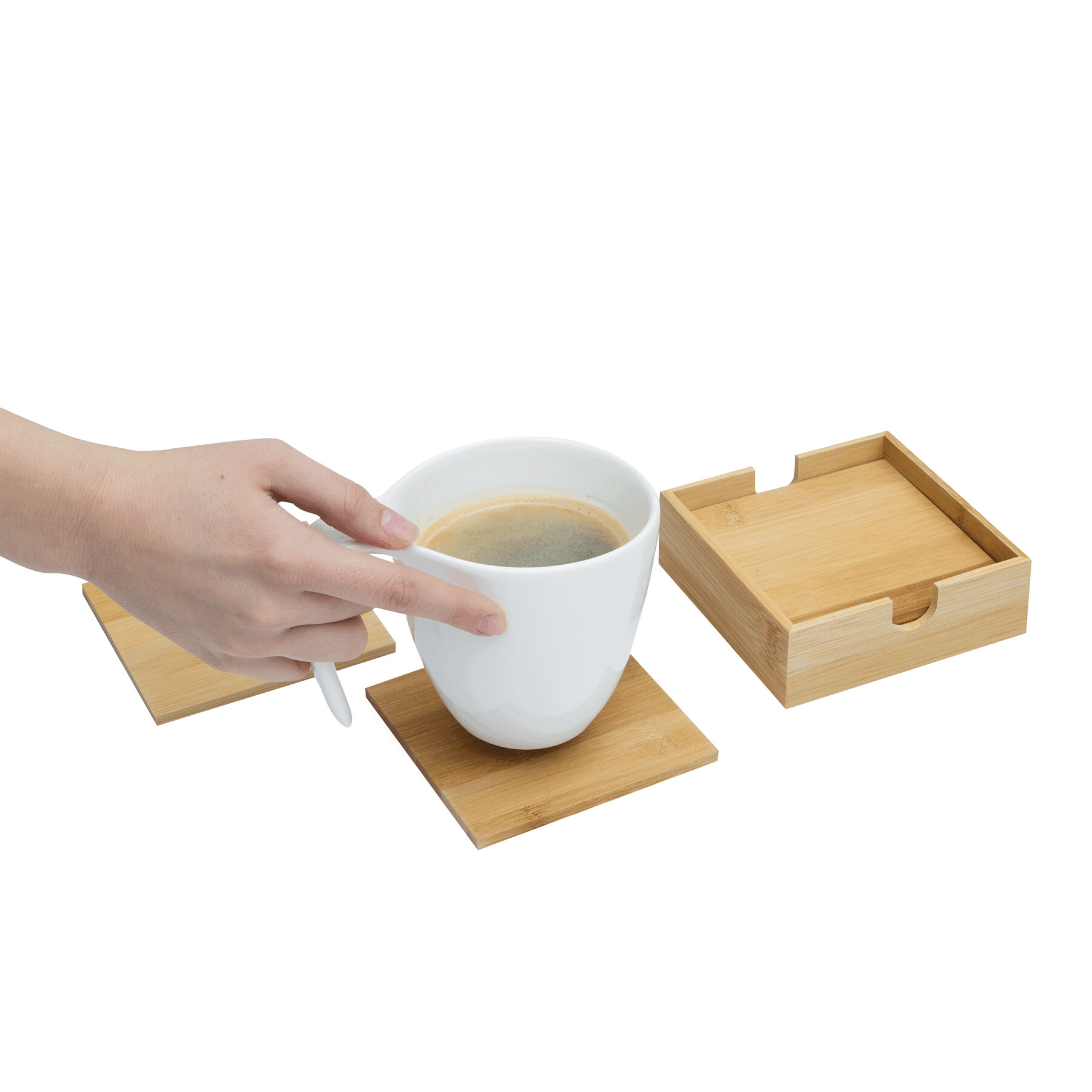 Vue 6 de PUT UNDER - Ensemble de sous-verres