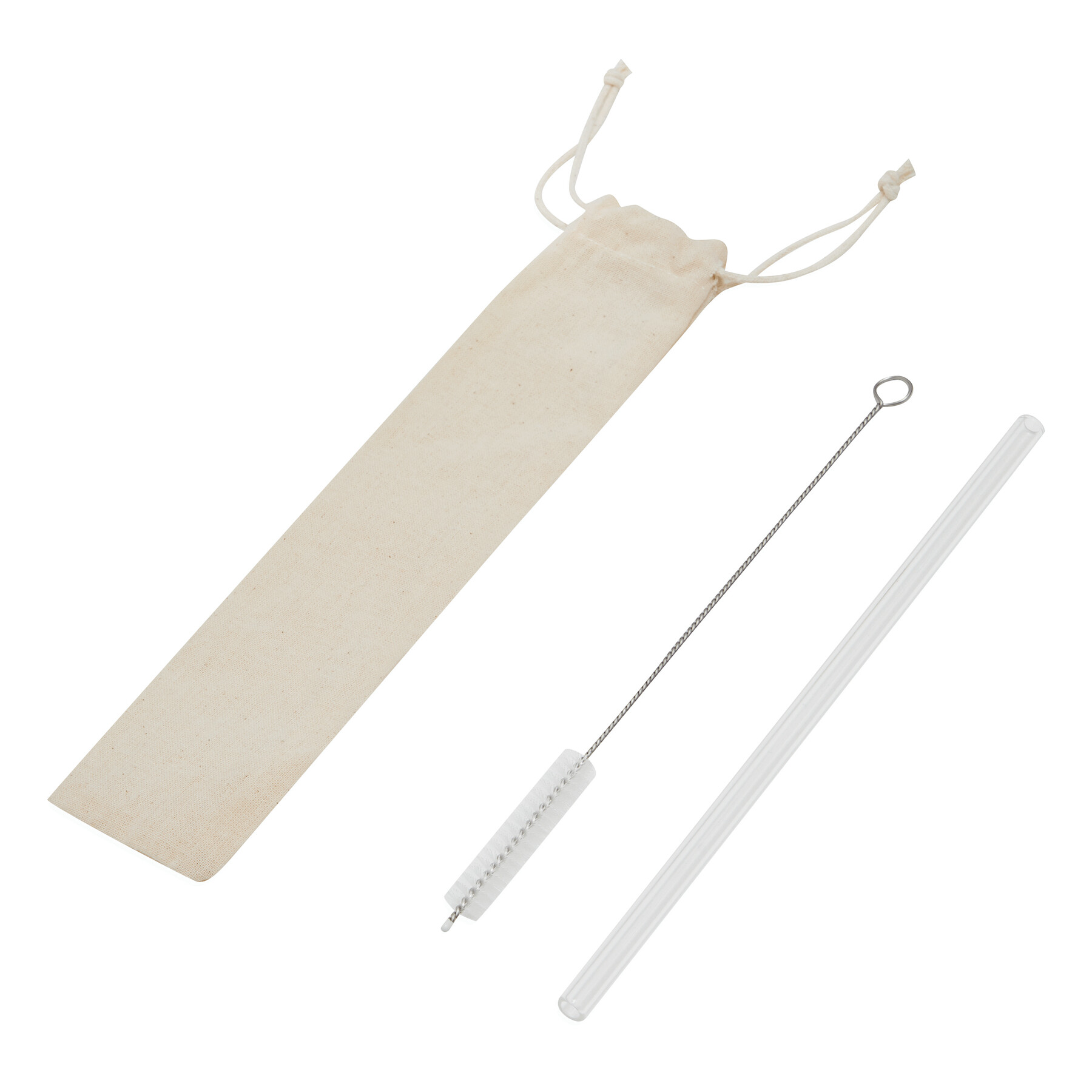 DRINK SMART - Szklana słomka do picia