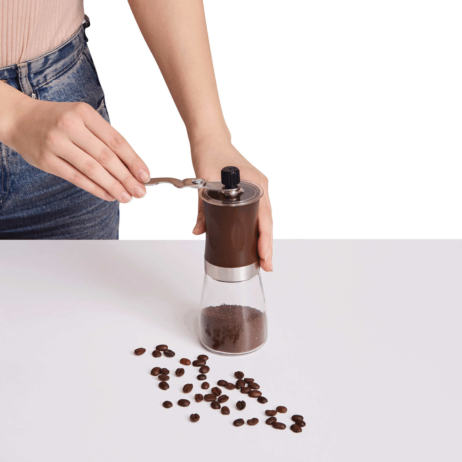 Vue 3 de AROMATICALLY - Moulin à café