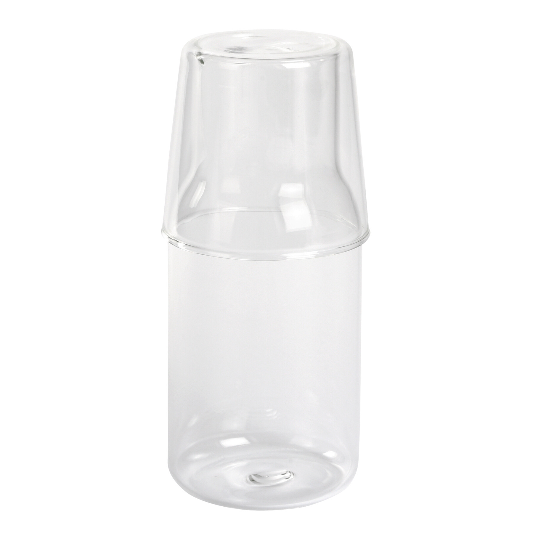 CALMY - Carafe en verre avec verre