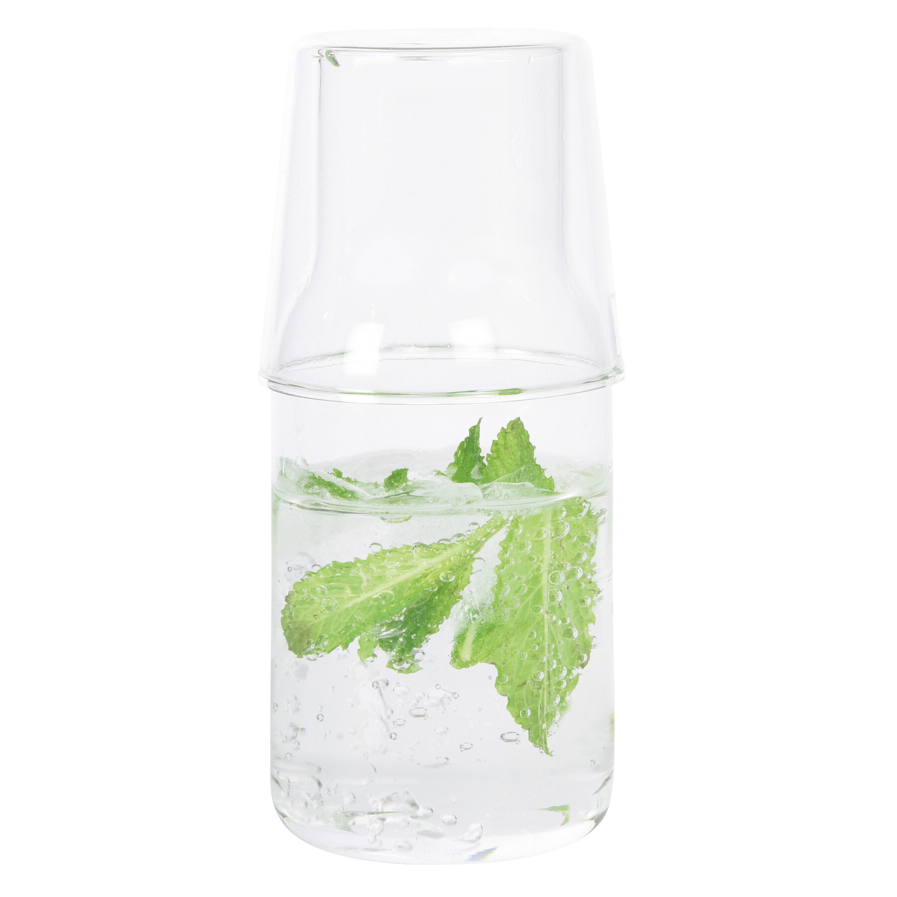 Vue 5 de CALMY - Carafe en verre avec verre