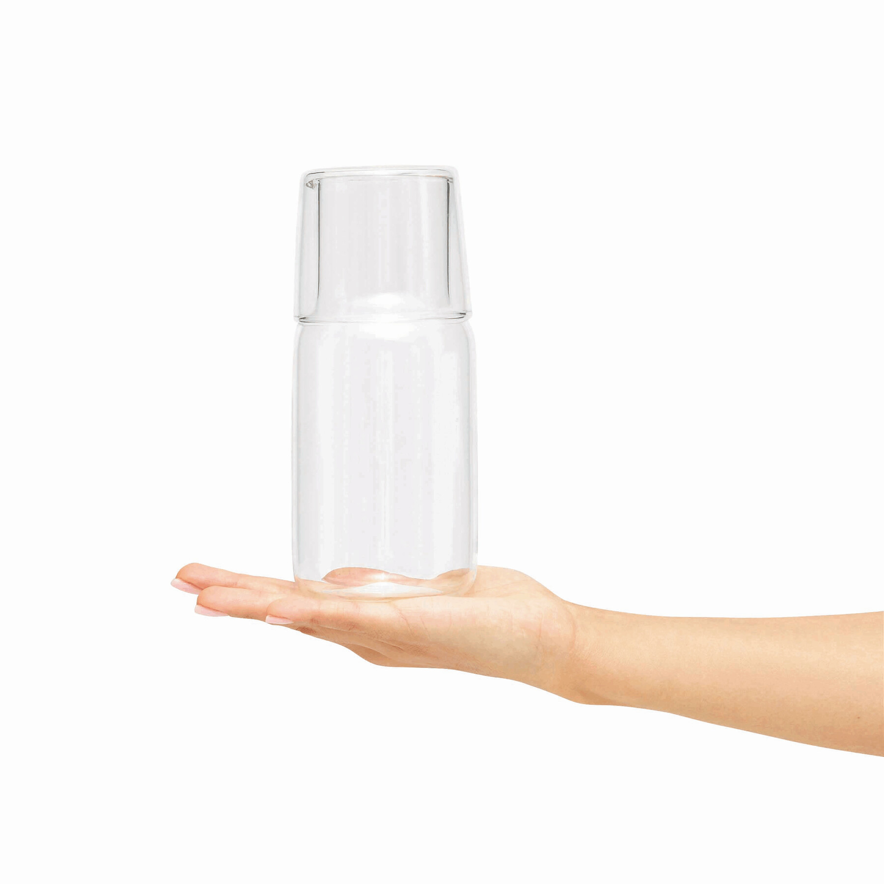 Vue 7 de CALMY - Carafe en verre avec verre