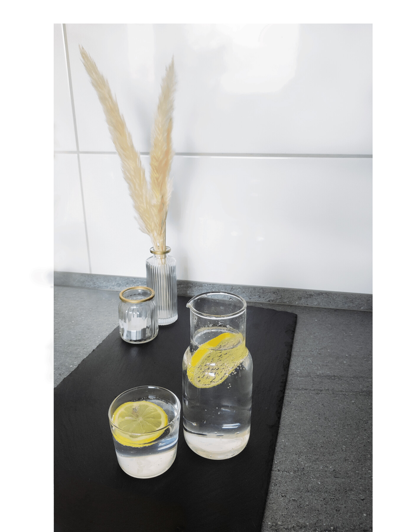 Vue 10 de CALMY - Carafe en verre avec verre
