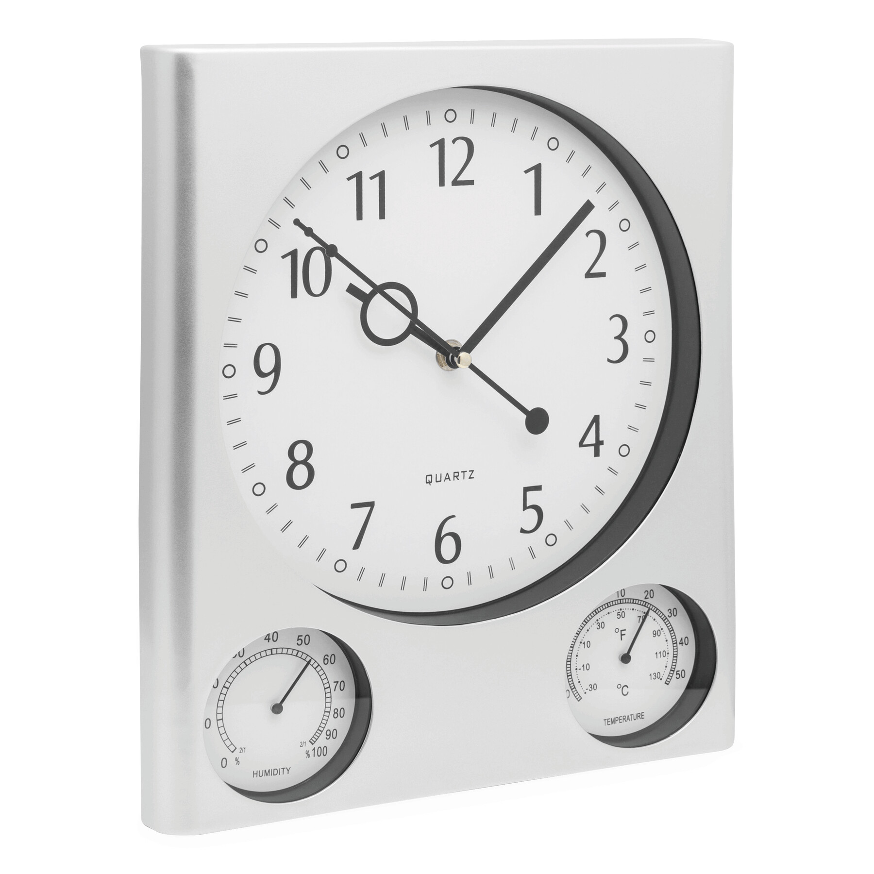 SATURN - Prostokątny zegar ścienny