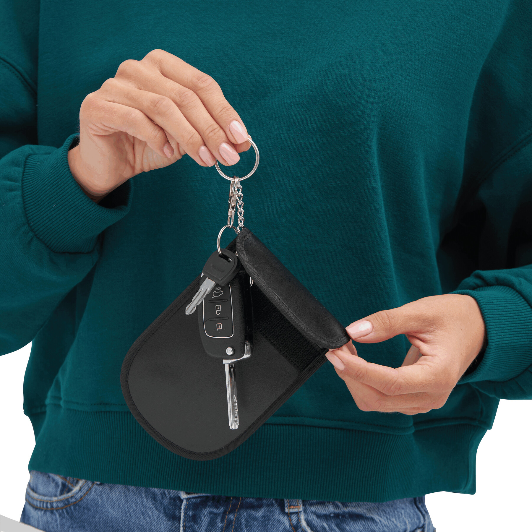 Vue 5 de DRIVER - Protection de clé de voiture RFID