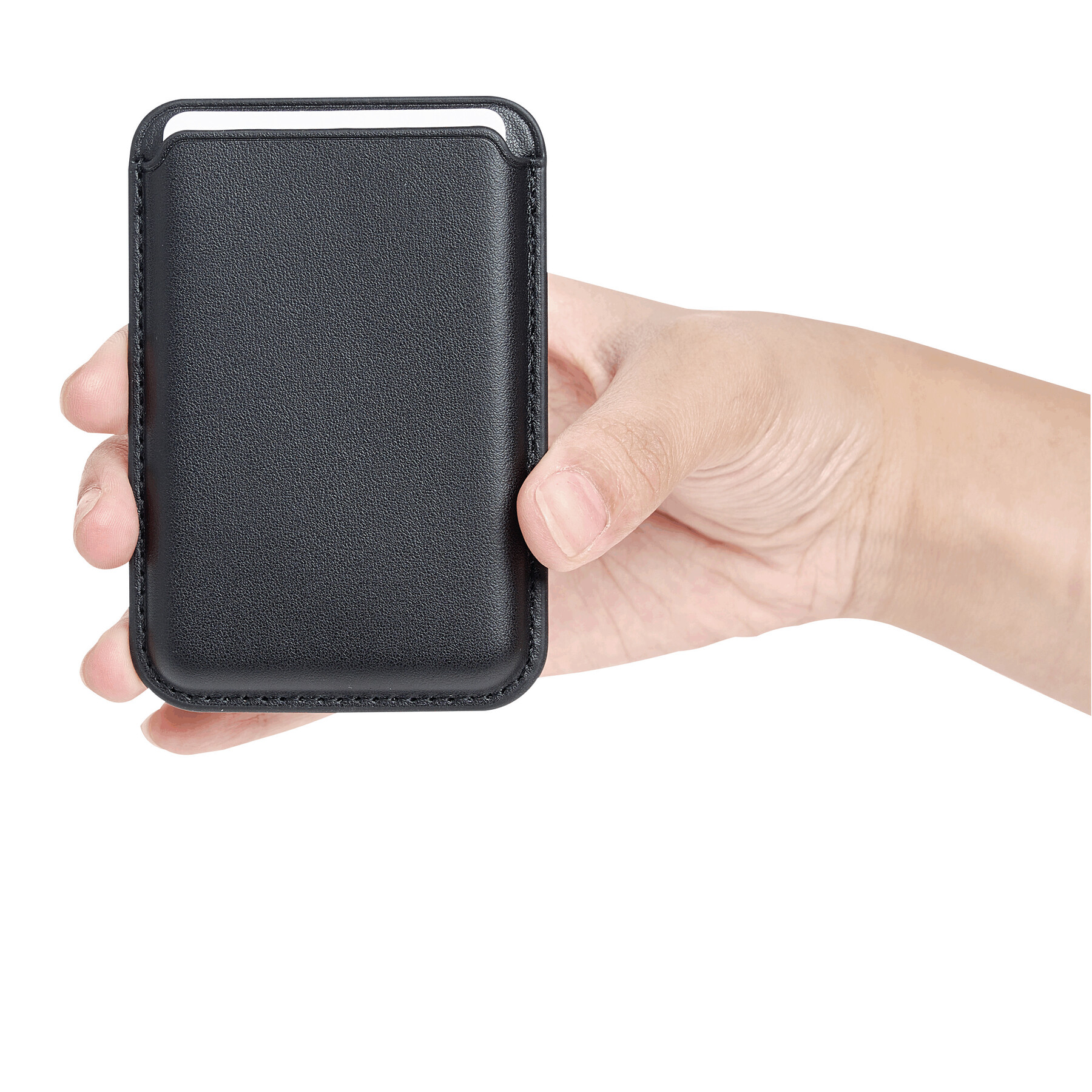Vue 4 de NIKKEI Phone Wallet - NIKKEI Phone Wallet, Porte-cartes magnétique pour smartphone