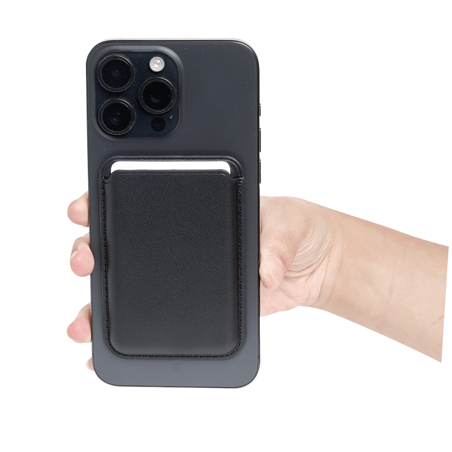Vue 5 de NIKKEI Phone Wallet - NIKKEI Phone Wallet, Porte-cartes magnétique pour smartphone