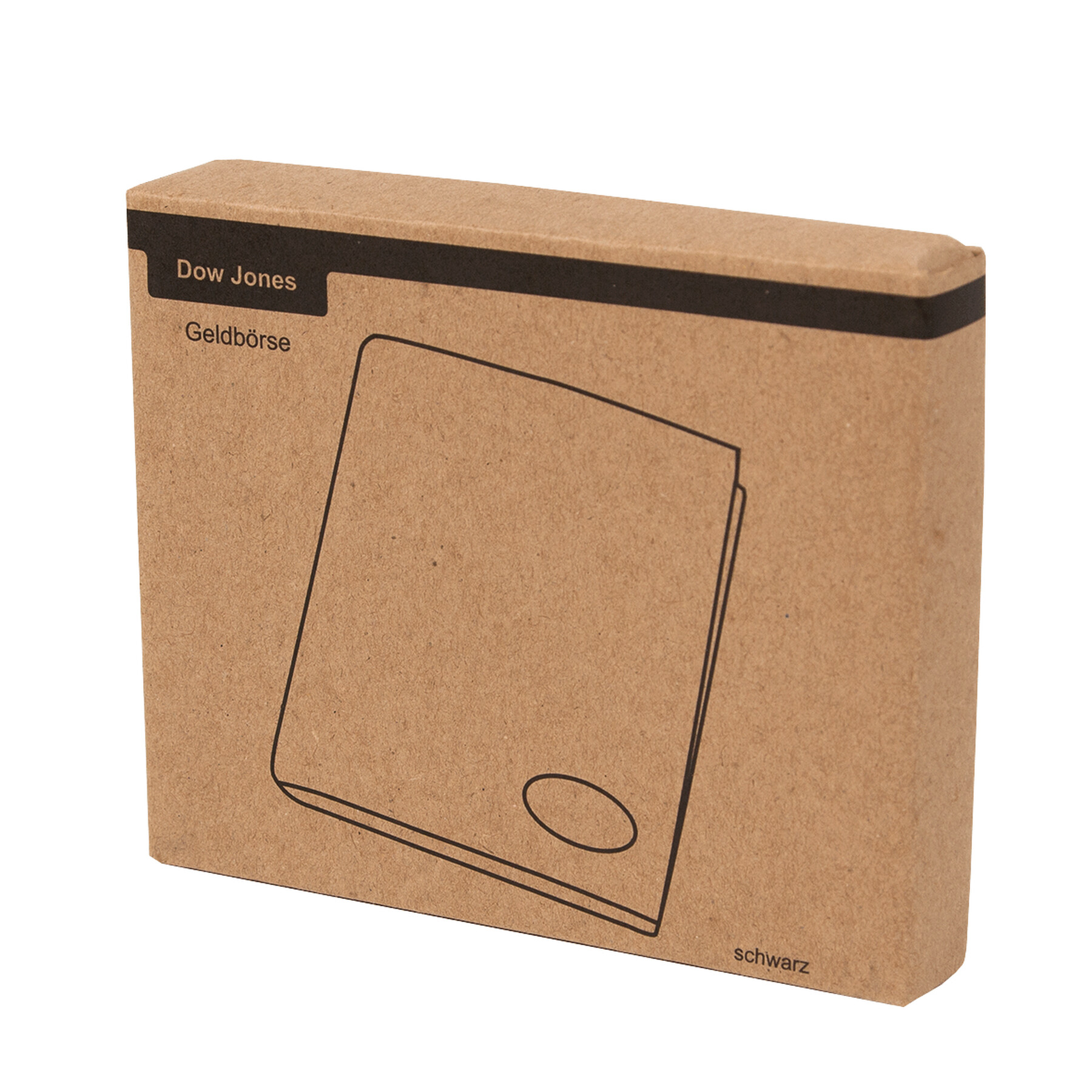 DOW JONES - Oryginalny skórzany portfel