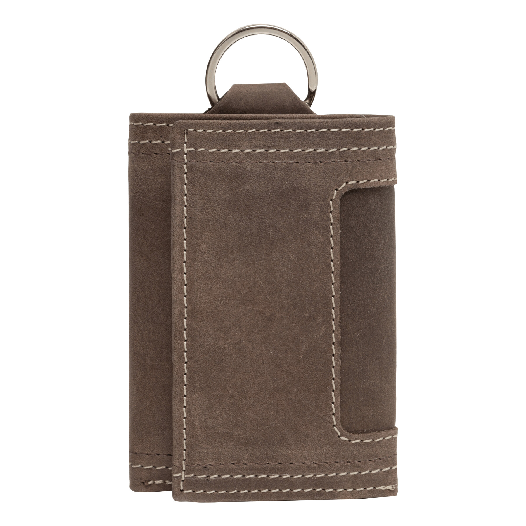 Vue 3 de WILD STYLE - Etui porte-clé en cuir véritable