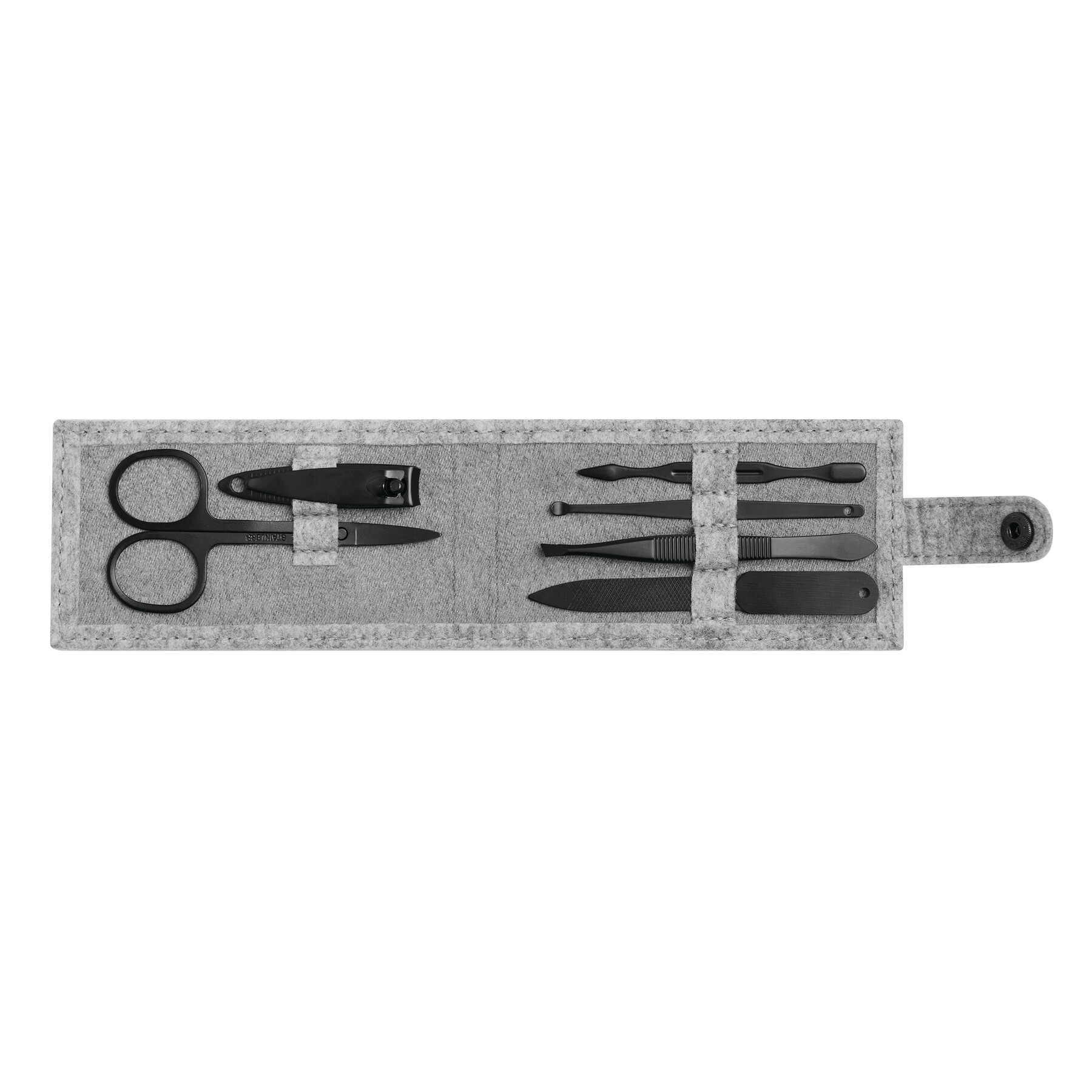 Vue 2 de ELAINE PRO RPET - Set de manucure