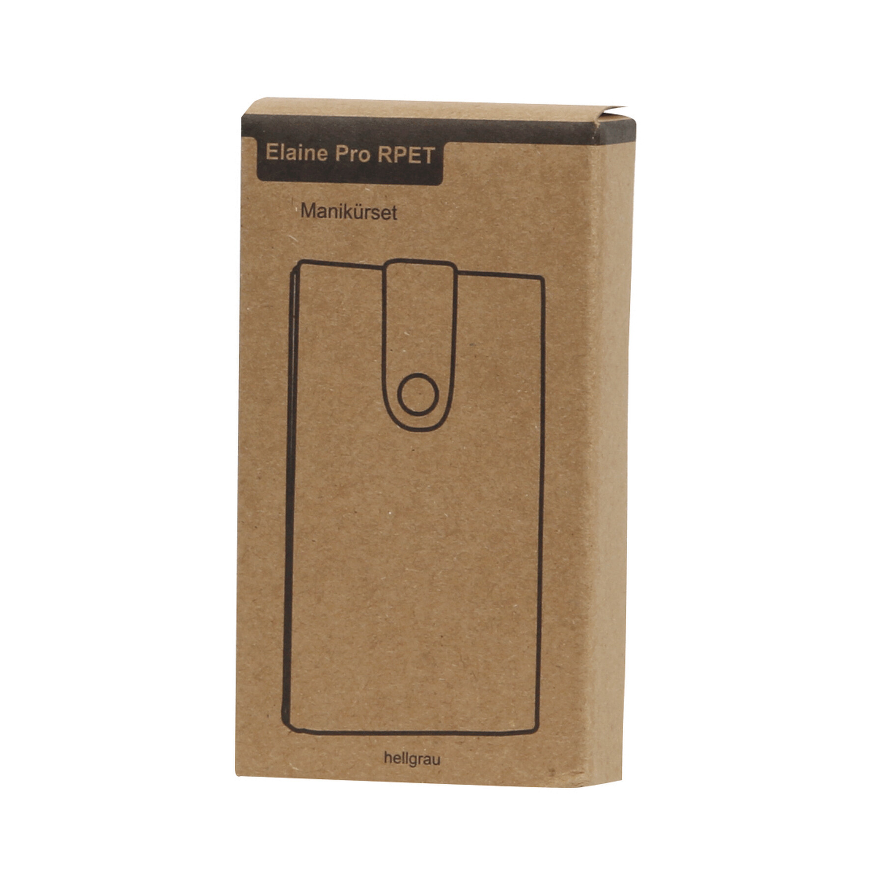 Vue 6 de ELAINE PRO RPET - Set de manucure