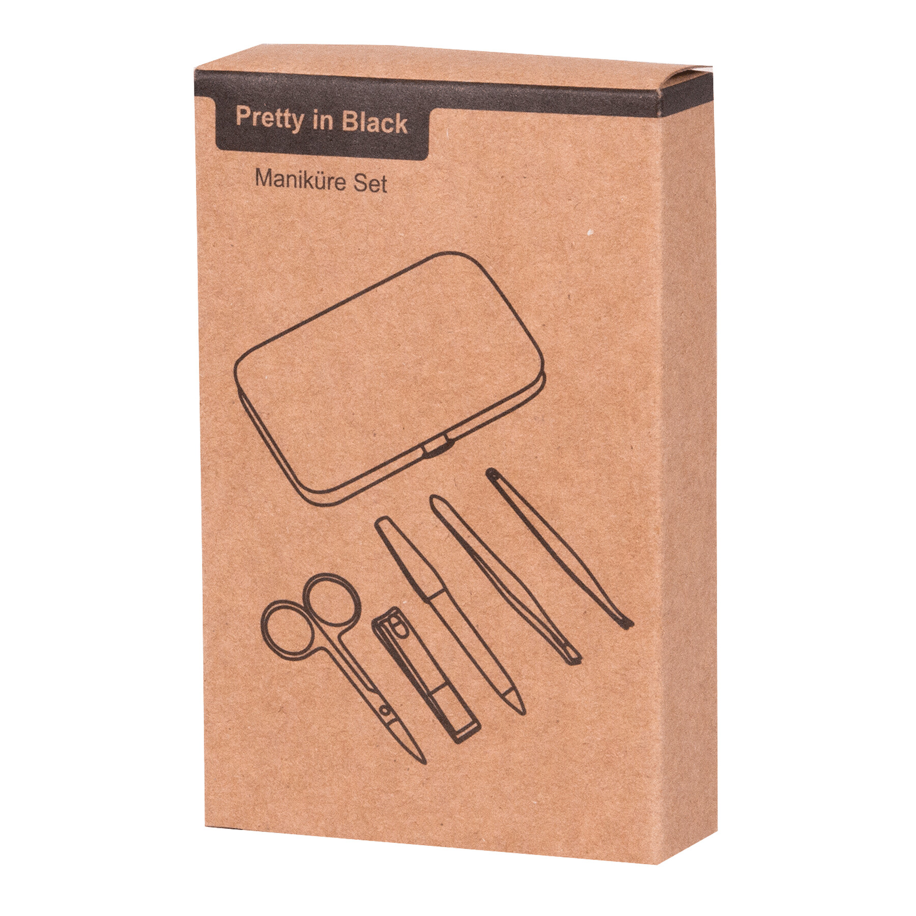 Vue 6 de PRETTY IN BLACK - Set manucure
