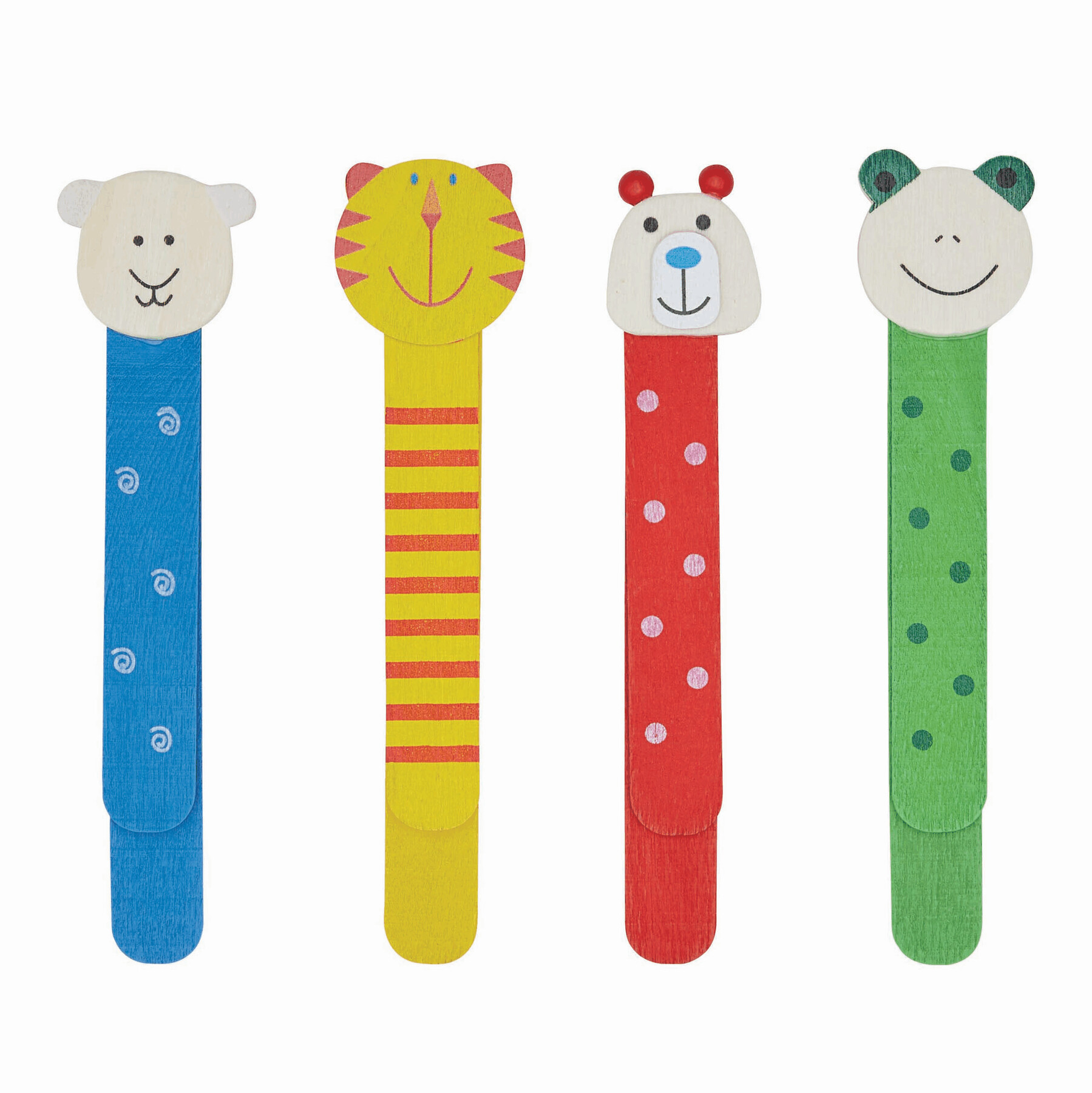 FUNNY ANIMALS - Marque-pages en bois