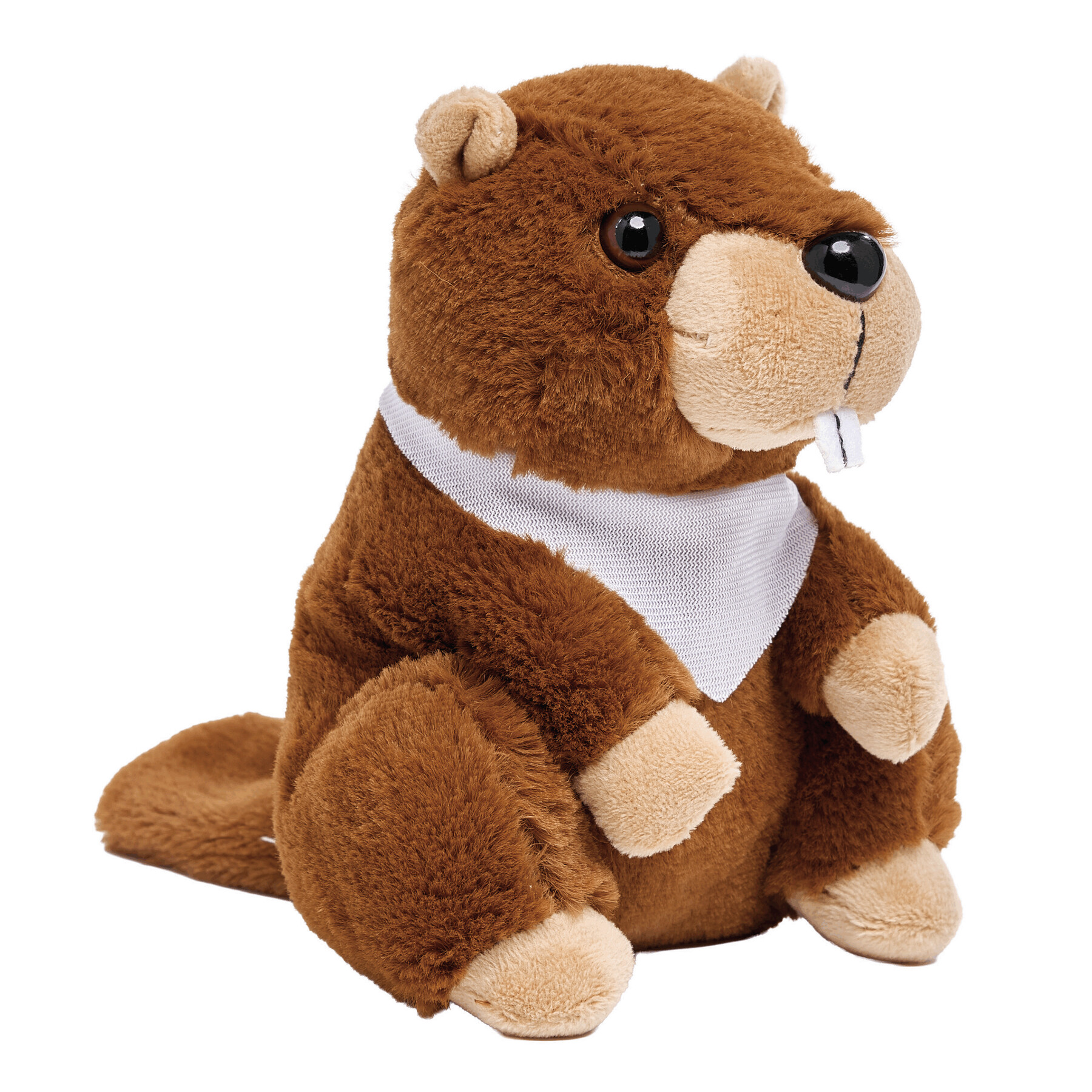 Vue 2 de JUSTIN Plush Beaver - JUSTIN Plush Beaver, Castor en peluche