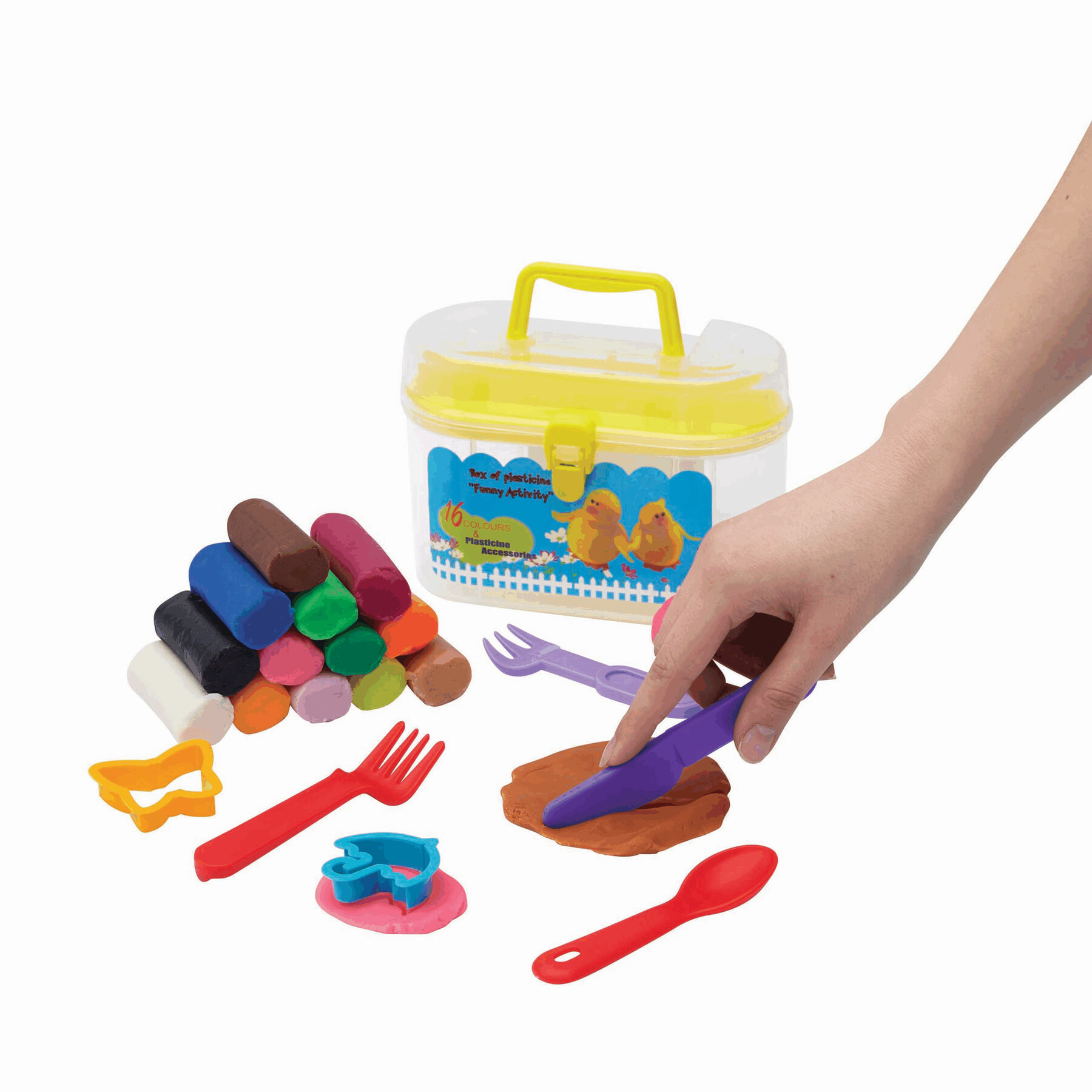 Vue 6 de FUNNY ACTIVITY - Valisette de pâte à modeler
