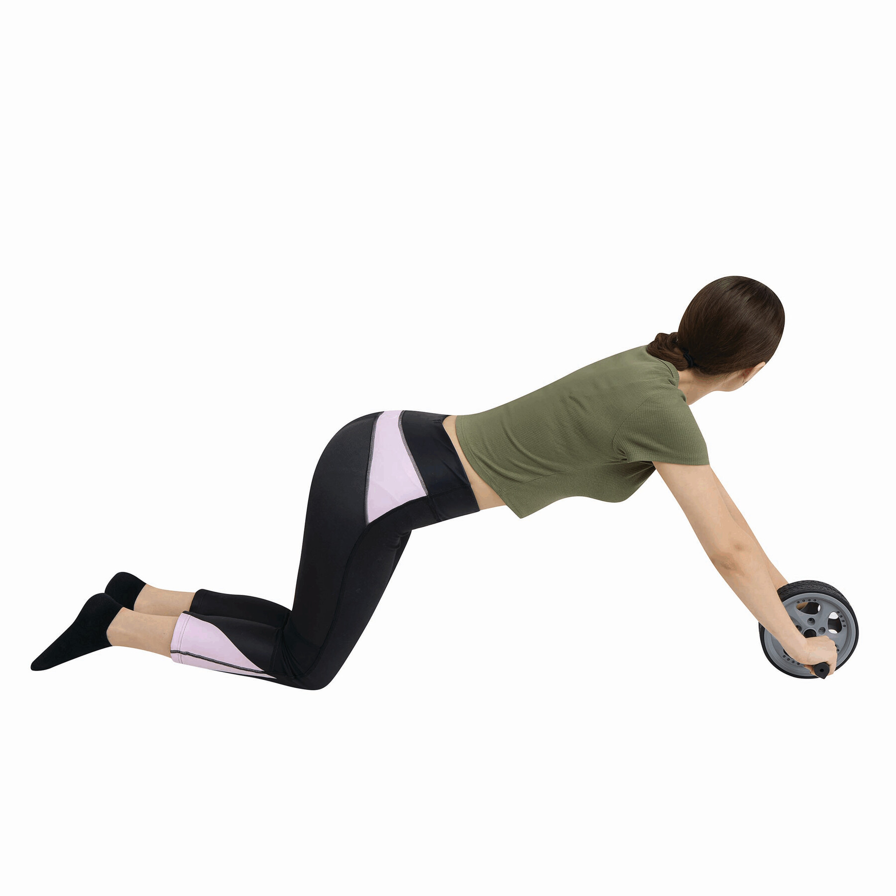 Vue 3 de SPORT WHEEL - Entraîneur de muscles abdominaux