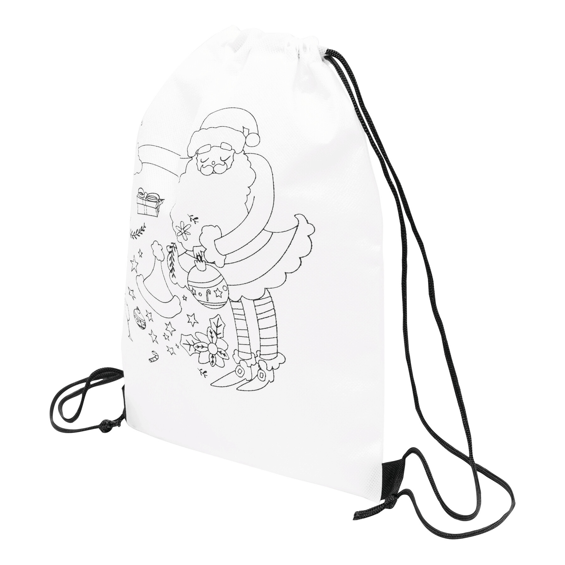 COLOURFUL SANTA - Plecak do kolorowania