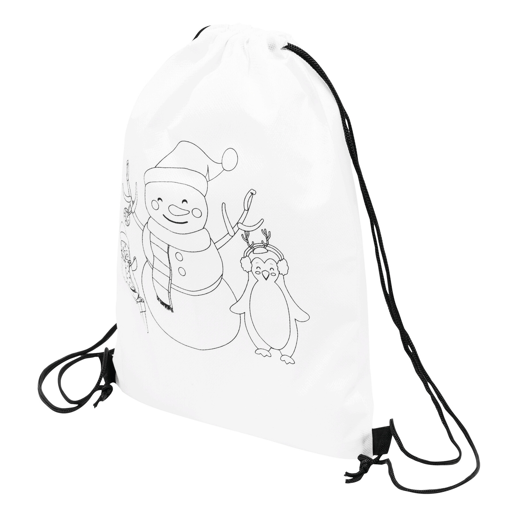 COLOURFUL SNOWMAN - Plecak do kolorowani...