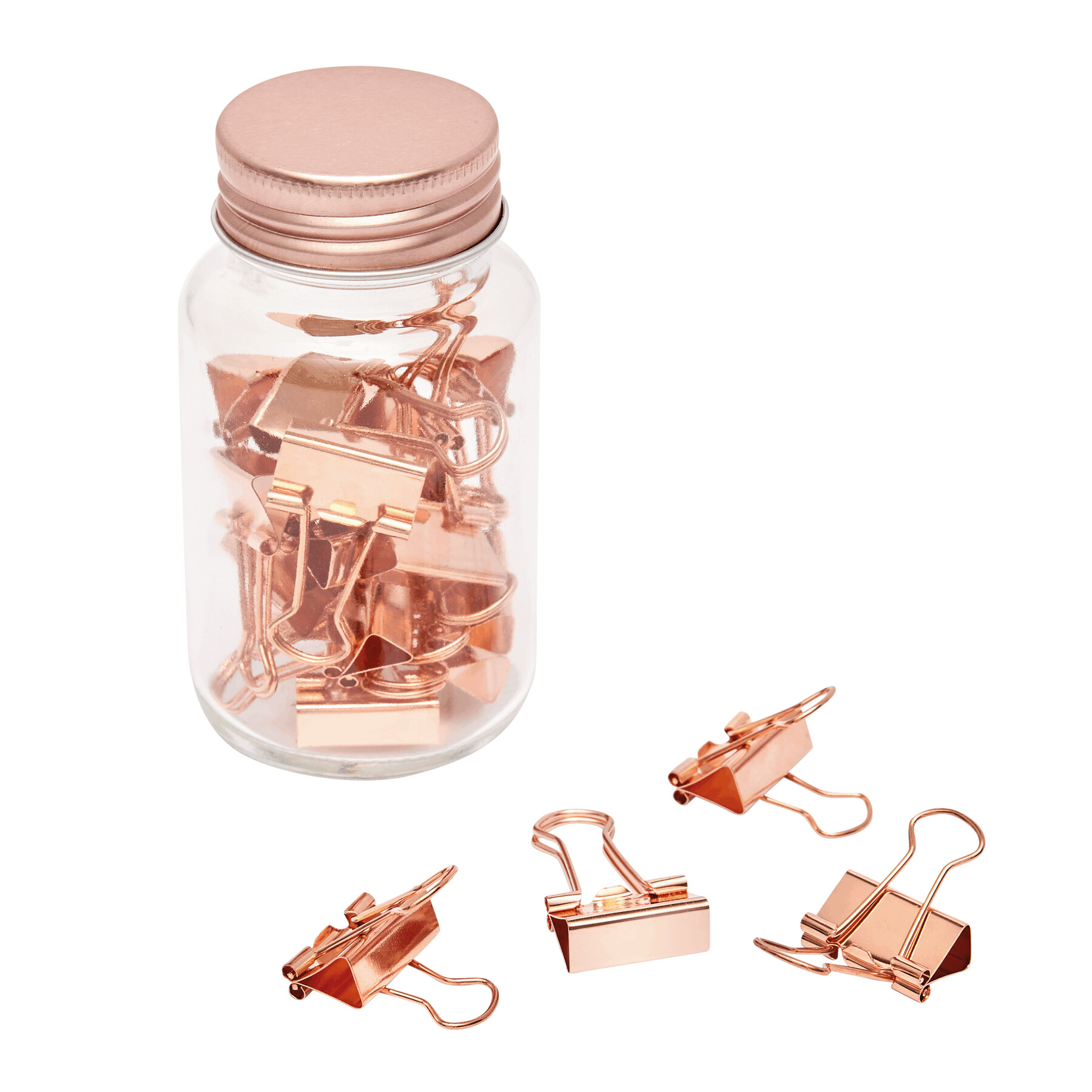 COPPER CLAMP - Pince à documents en bocal