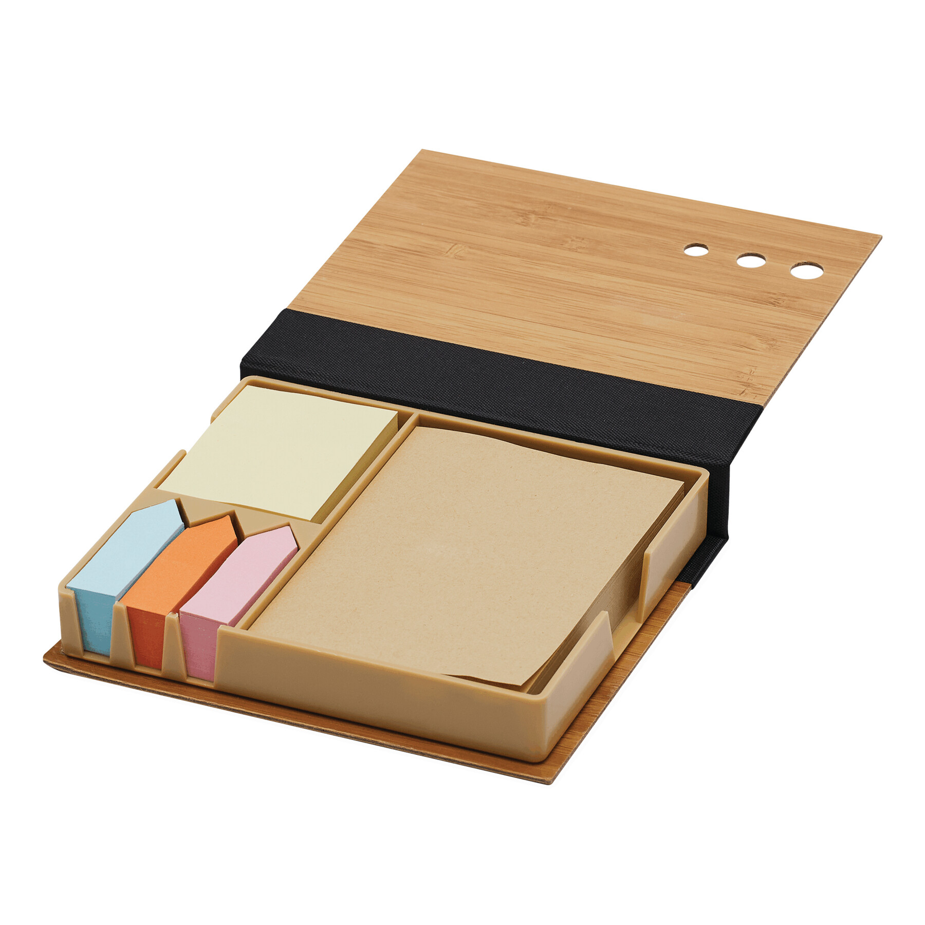 Vue 2 de BAMBOO NOTE - Boîte memo