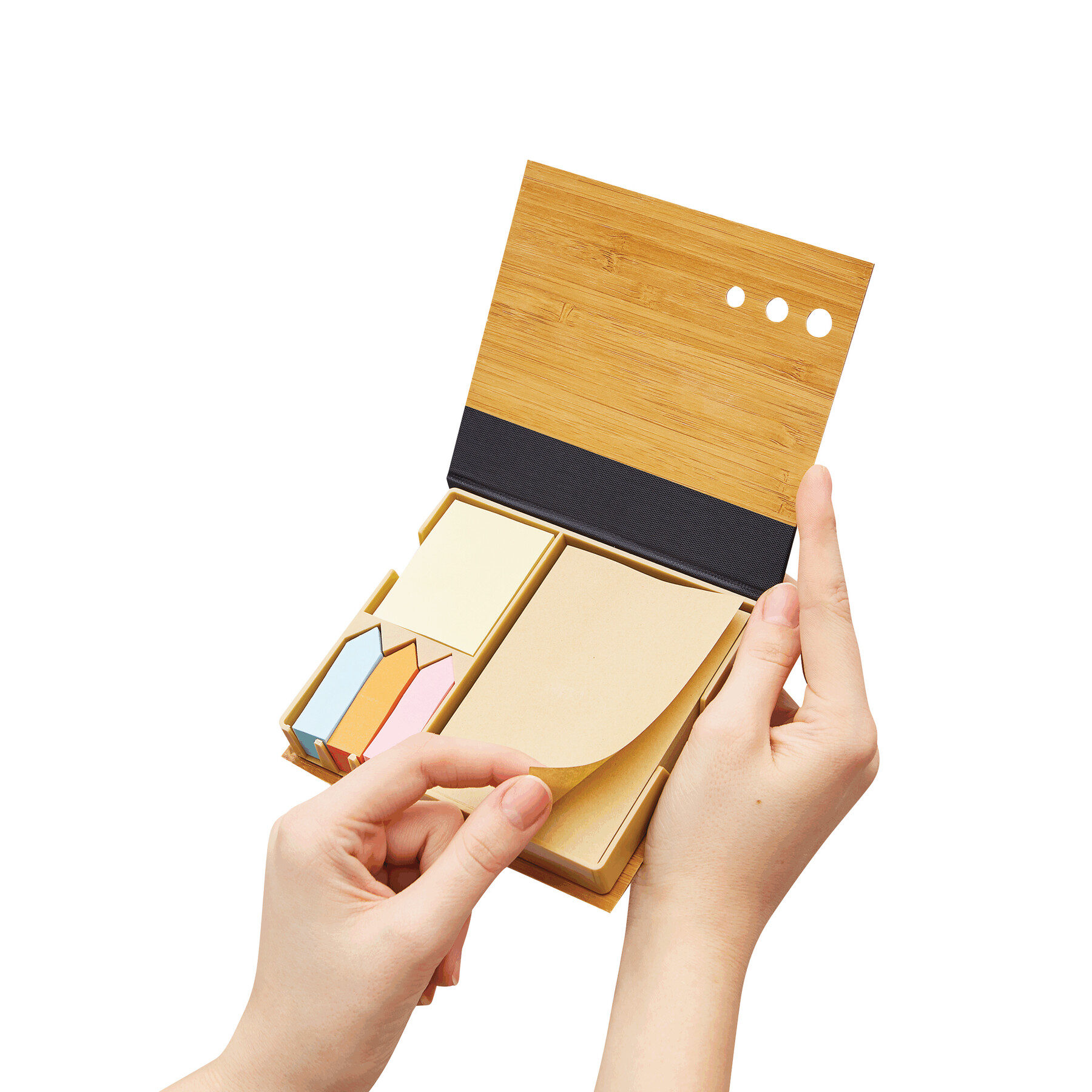 Vue 5 de BAMBOO NOTE - Boîte memo